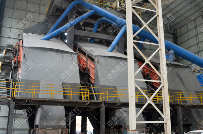 河北白沙時產3000噸石料生產線篩分